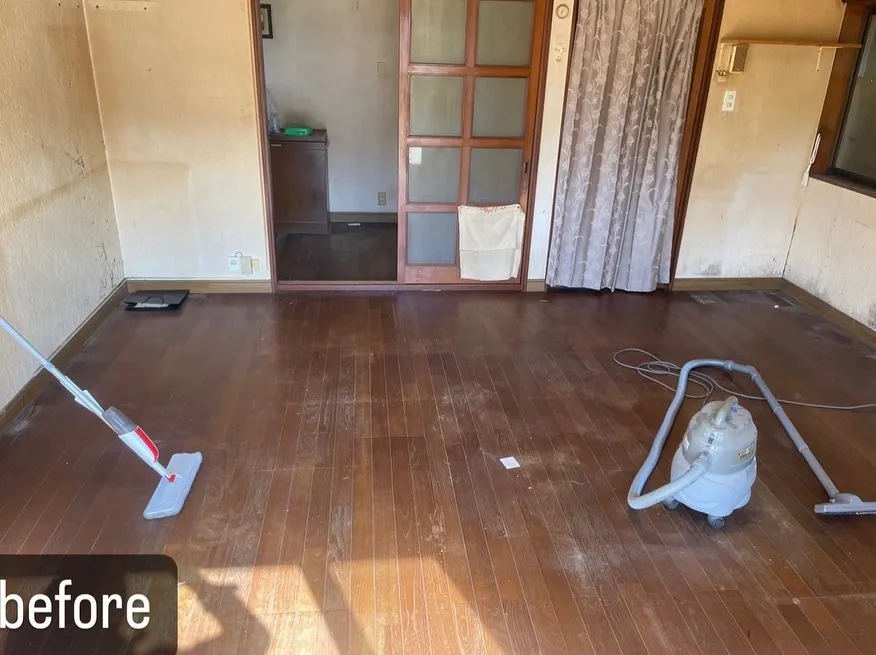 【フローリングの清掃！お任せください！ハウスクリーニングなら...