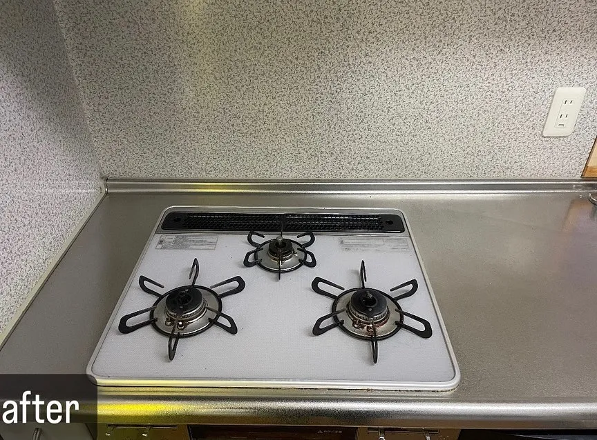 【コンロの清掃！頑固な油汚れ！ハウスクリーニングならNATY...